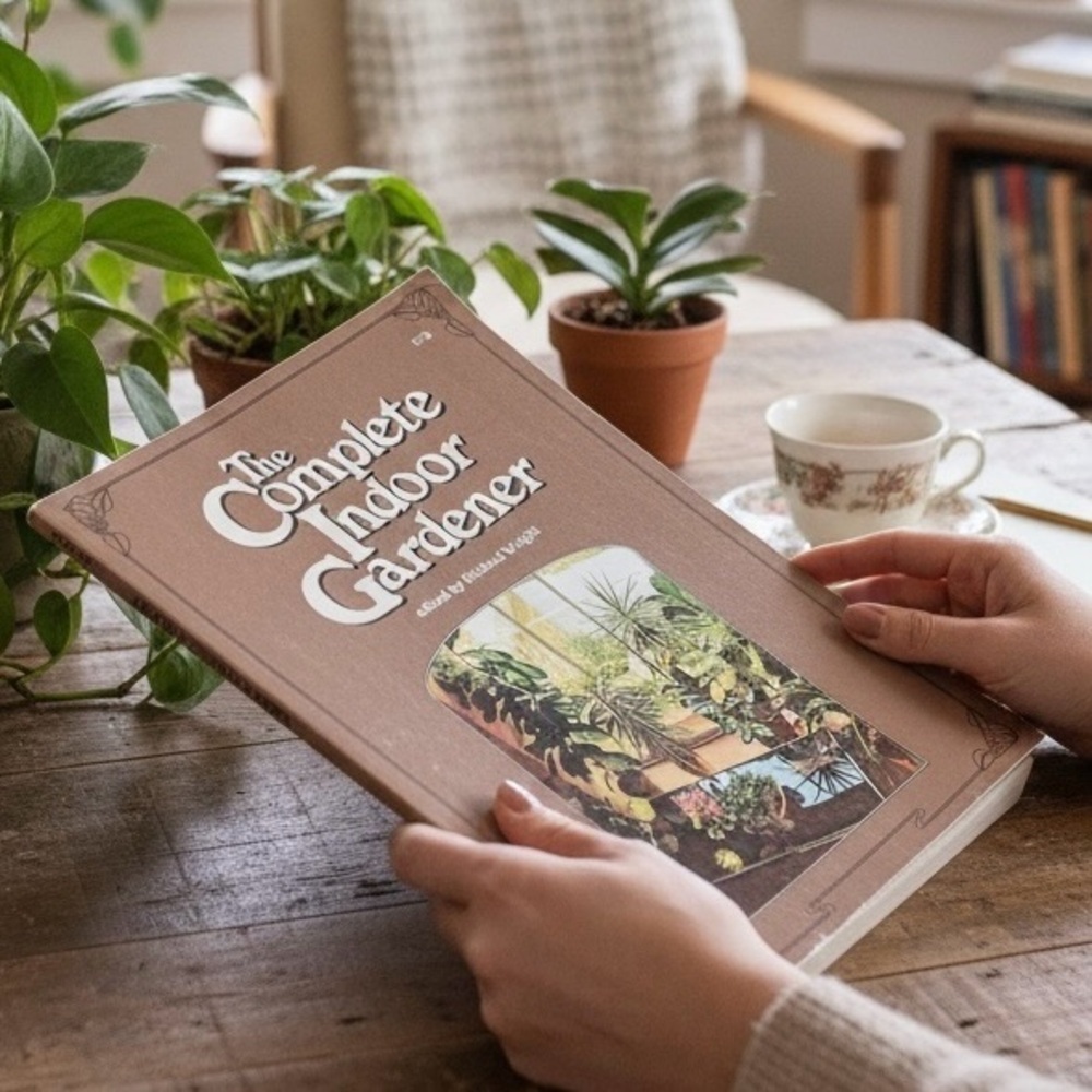 Vintage Indoor Gardener The Complete Book 1974 Ed by Michael Wright 256 Pages